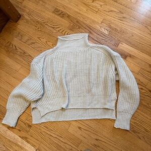 Cozy Creamy Beige Turtleneck Sweater